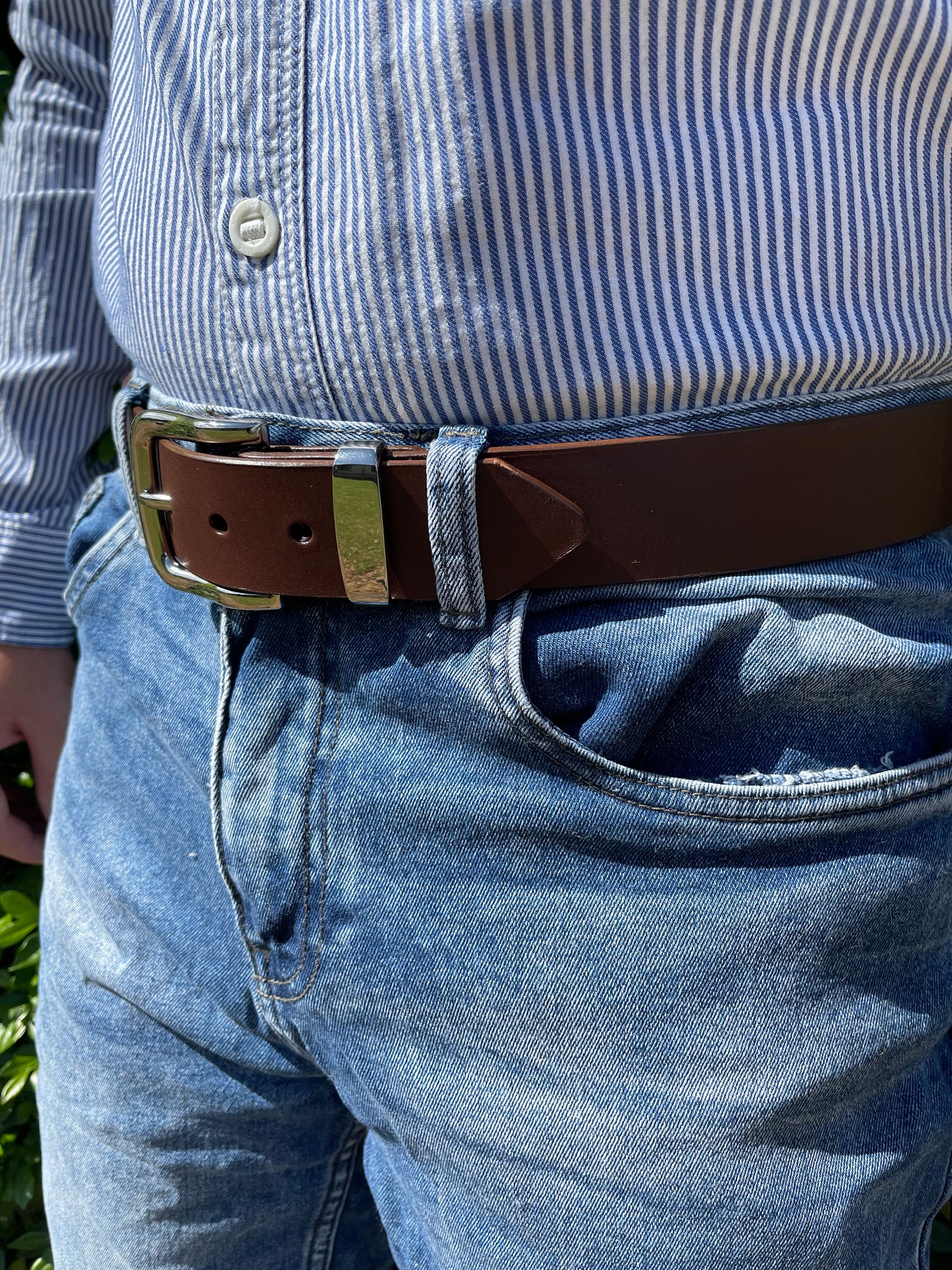 38mm Full Grain Leather Belt