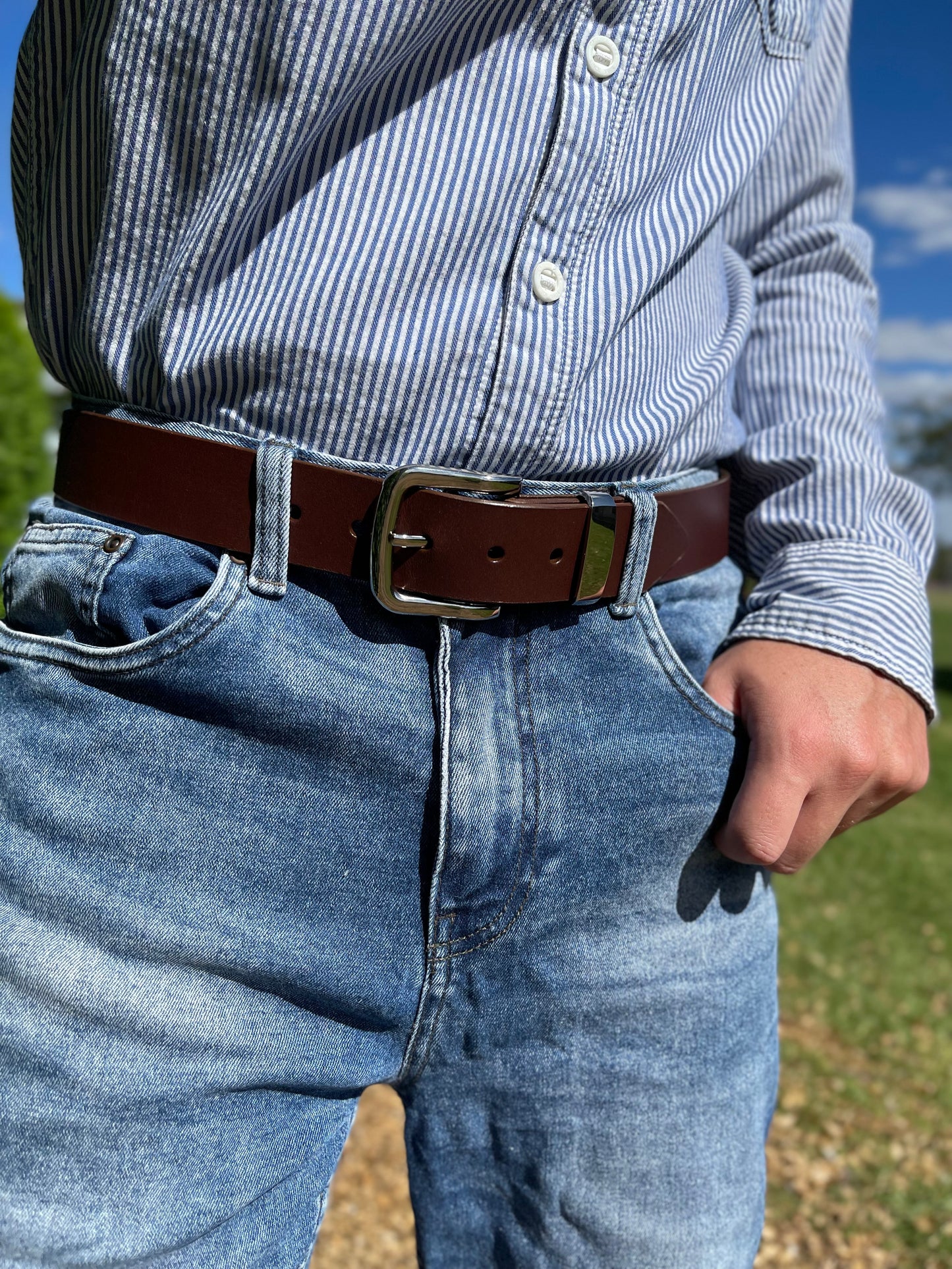 38mm Full Grain Leather Belt